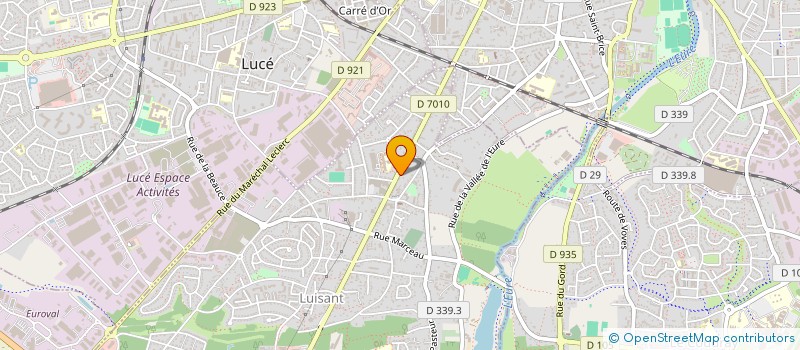 localisation de l'entreprise TN SERVICES à LUISANT