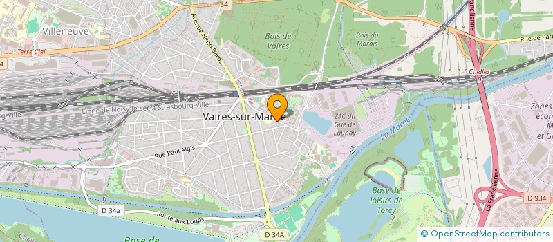 localisation de l'entreprise TN SOLUTIONS  VAIRES-SUR-MARNE