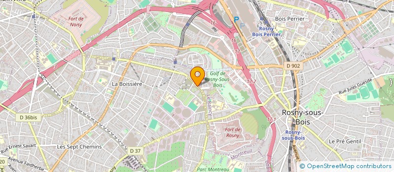 localisation de l'entreprise TN TECHNOLOGIES à MONTREUIL