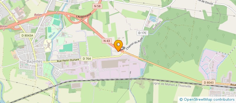 localisation de l'entreprise TN-TOPO  BAZEILLES