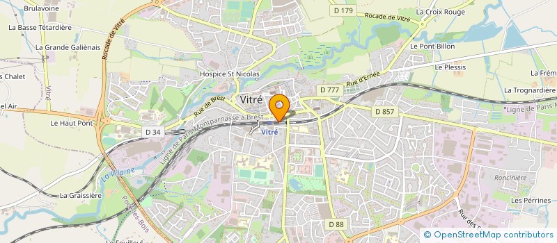 localisation de l'entreprise TN WEST  VITRE