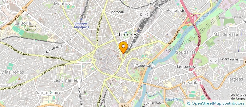localisation de l'entreprise TN2  LIMOGES