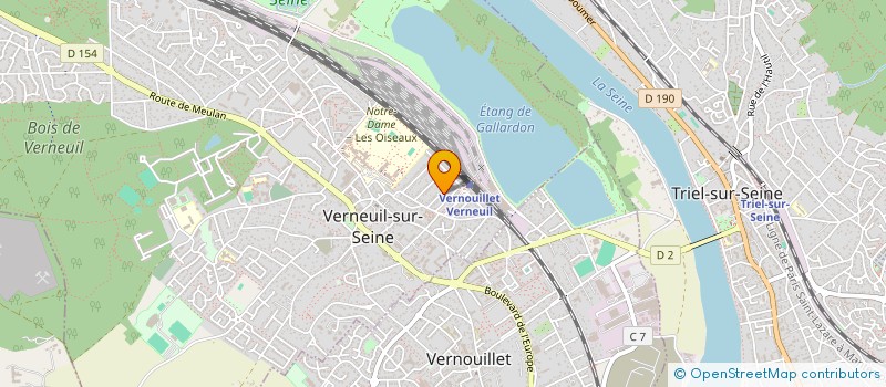 localisation de l'entreprise TN2M DISTRIBUTION  VERNEUIL-SUR-SEINE