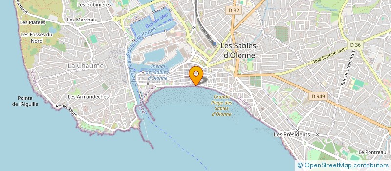 localisation de l'entreprise TN3B à LES SABLES D'OLONNE