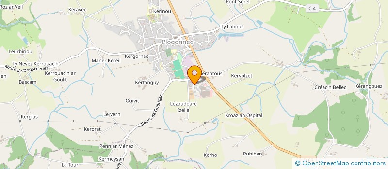 localisation de l'entreprise TN3J  PLOGONNEC