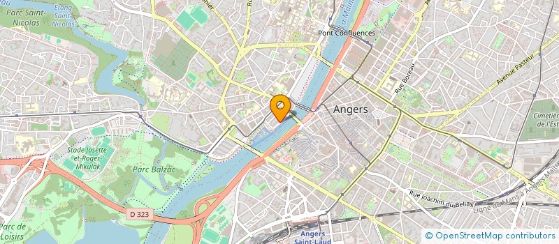 localisation de l'entreprise TNB à ANGERS
