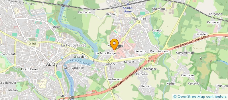 localisation de l'entreprise TNB  PLUNERET