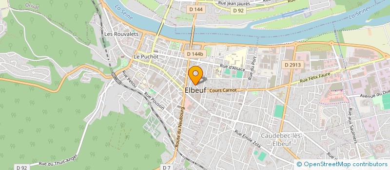 localisation de l'entreprise TNBC SATELLITE  ELBEUF