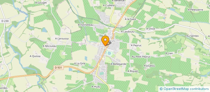 localisation de l'entreprise TNC-ELUSA  LAGRAULET-DU-GERS