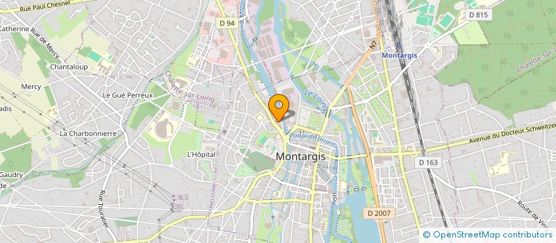 localisation de l'entreprise TNC SECURITE à MONTARGIS
