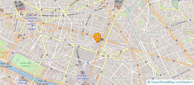 localisation de l'entreprise TND  PARIS