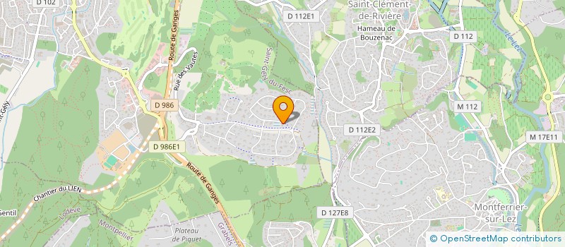 localisation de l'entreprise TND  SAINT-GELY-DU-FESC