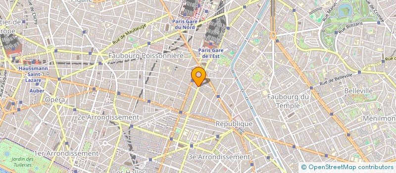 localisation de l'entreprise TND  PARIS