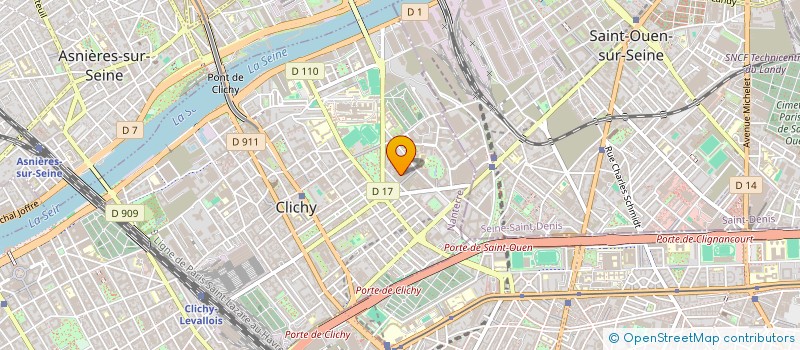 localisation de l'entreprise TND CONSEIL à CLICHY