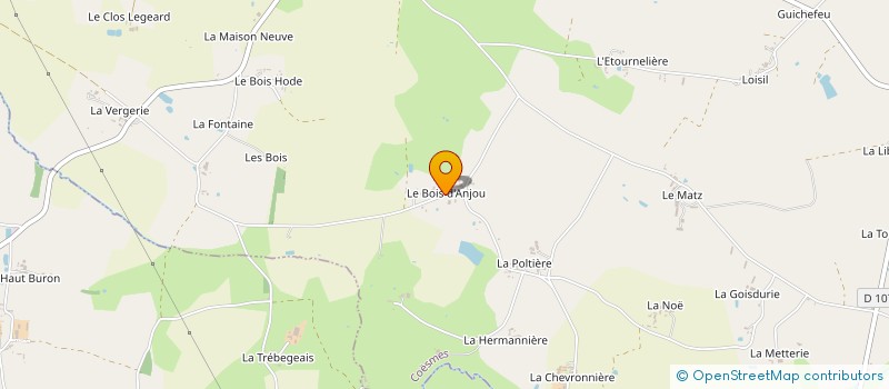 localisation de l'entreprise TND DUTERTRE à COESMES