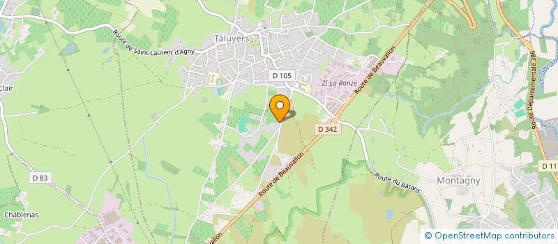 localisation de l'entreprise TNDCONNECT  TALUYERS