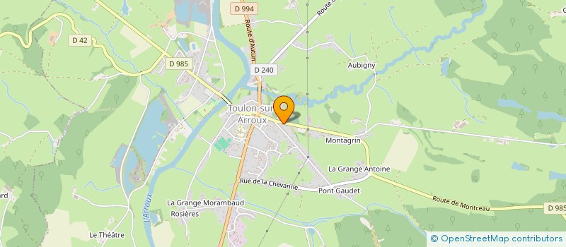 localisation de l'entreprise TNDN SERVICES  TOULON-SUR-ARROUX