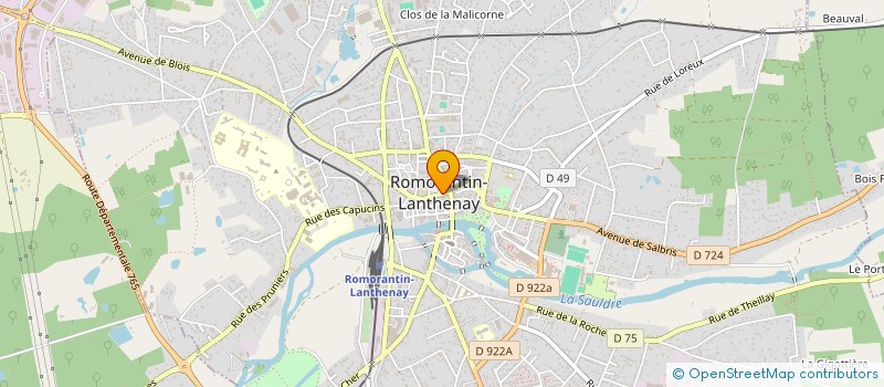 localisation de l'entreprise TNEHAN  ROMORANTIN-LANTHENAY