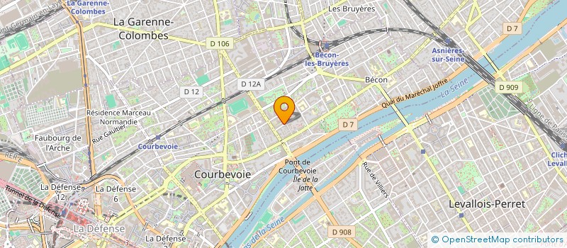 localisation de l'entreprise TNG CONSULTING à COURBEVOIE
