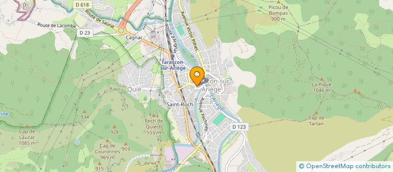 localisation de l'entreprise TNG HOLDING  TARASCON-SUR-ARIEGE