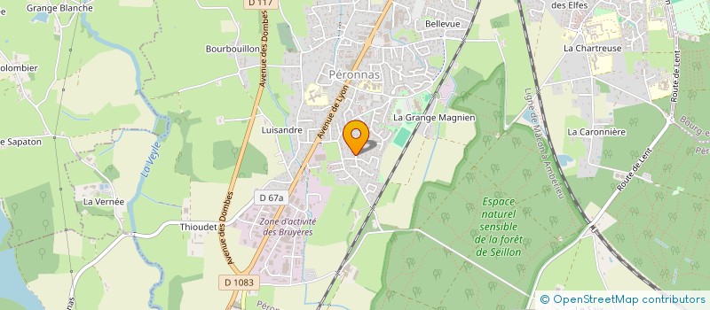 localisation de l'entreprise TNG IMMOBILIER  PERONNAS