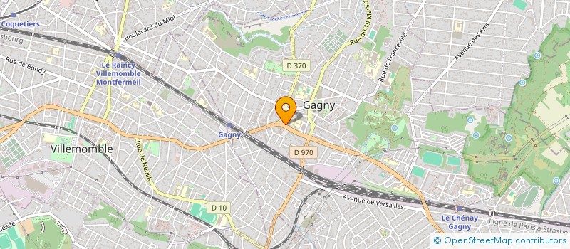 localisation de l'entreprise TNG SECURITE à GAGNY