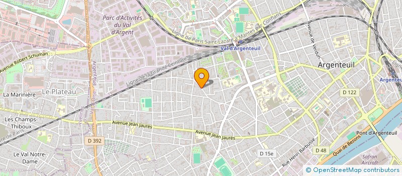 localisation de l'entreprise TNG VTC  ARGENTEUIL