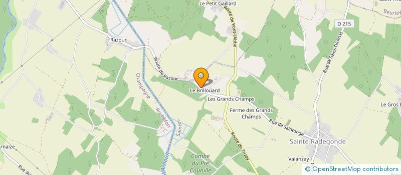 localisation de l'entreprise TNJ  SAINTE-RADEGONDE