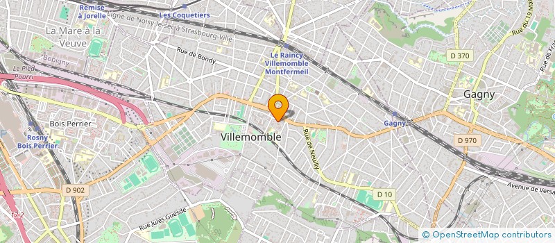 localisation de l'entreprise TNK SERVICES  VILLEMOMBLE