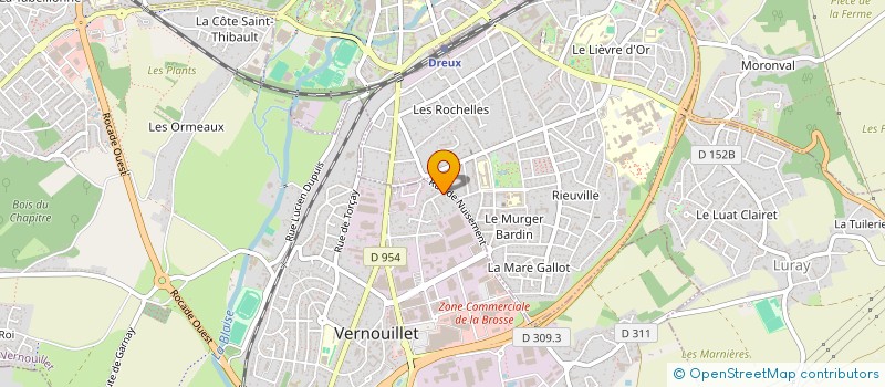 localisation de l'entreprise TNK SERVICES & TRANS à VERNOUILLET