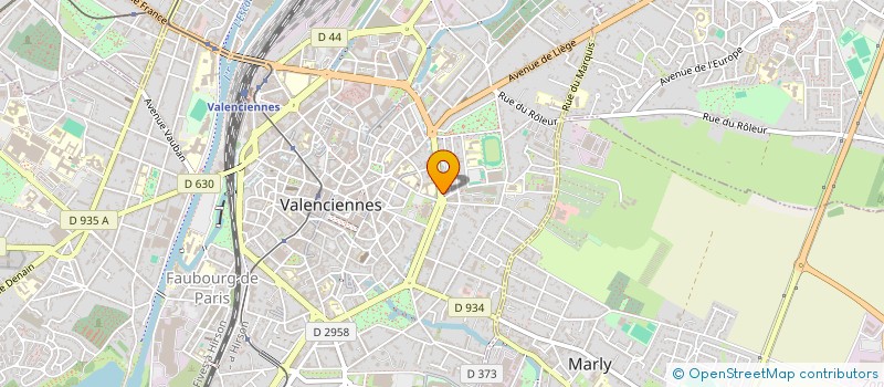 localisation de l'entreprise TNL  VALENCIENNES