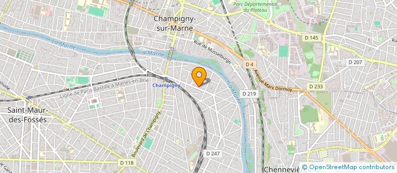 localisation de l'entreprise TNM 1600  SAINT-MAUR-DES-FOSSES