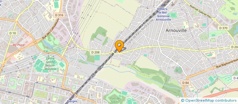 localisation de l'entreprise TNM CONCEPT à ARNOUVILLE