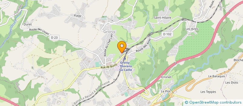 localisation de l'entreprise TNM GROISY à GROISY