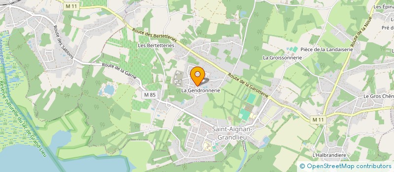 localisation de l'entreprise TNM LOGISTIQUE à SAINT-AIGNAN-GRANDLIEU
