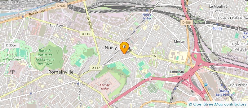 localisation de l'entreprise TNM MAGGIO à NOISY-LE-SEC