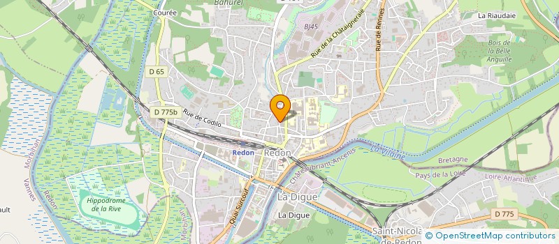 localisation de l'entreprise TNM RESTAURATION à REDON
