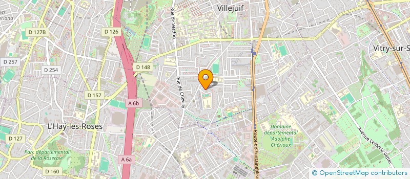localisation de l'entreprise TNMBA à VILLEJUIF