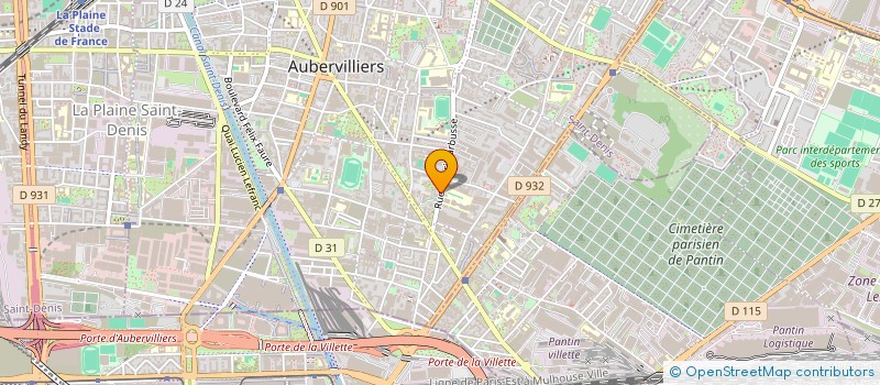 localisation de l'entreprise TNP à AUBERVILLIERS