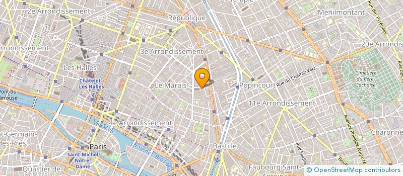 localisation de l'entreprise TNP SERVICES à PARIS