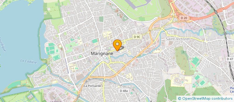 localisation de l'entreprise TNR à MARIGNANE