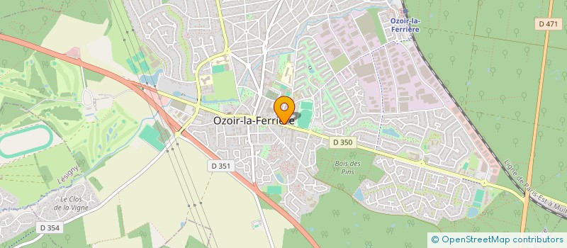 localisation de l'entreprise TNR IMMO à OZOIR-LA-FERRIERE