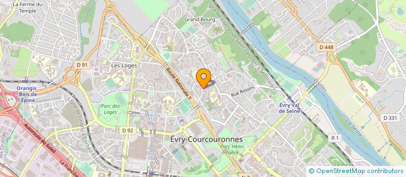 localisation de l'entreprise TNS à EVRY-COURCOURONNES