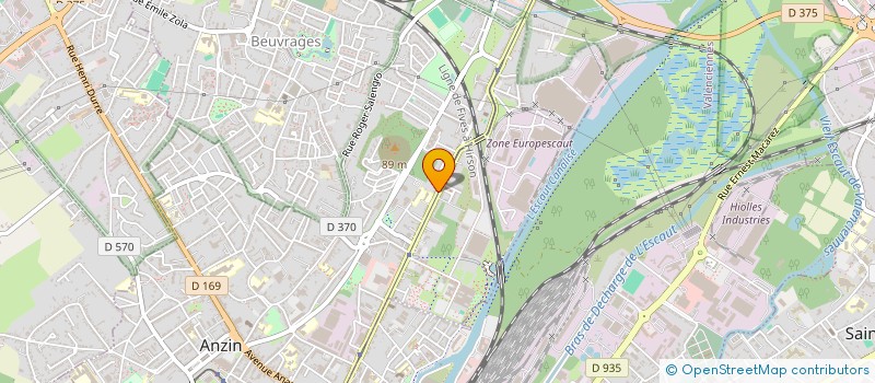 localisation de l'entreprise TNS AUTO  ANZIN