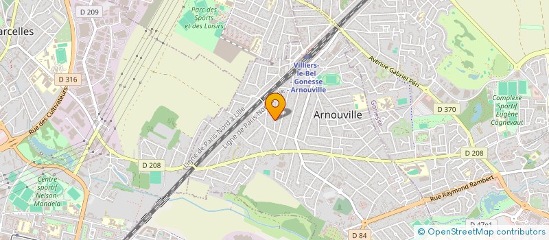 localisation de l'entreprise TNS ENTREPRISE  ARNOUVILLE