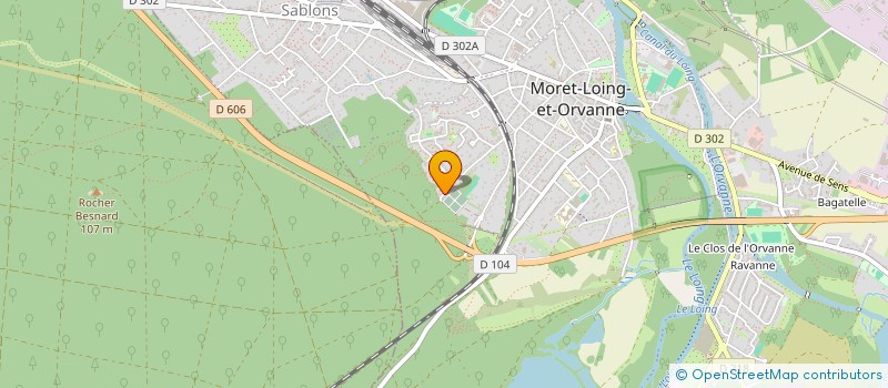 localisation de l'entreprise TNS IMMO  MORET-LOING-ET-ORVANNE