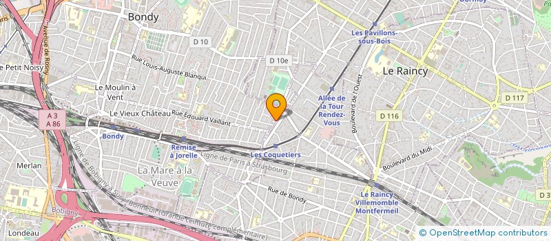 localisation de l'entreprise TNS RESEAU FIBRE  VILLEMOMBLE
