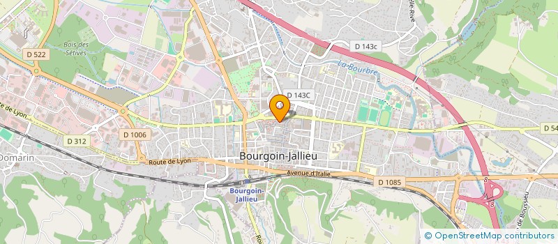 localisation de l'entreprise TNSCOP à BOURGOIN-JALLIEU