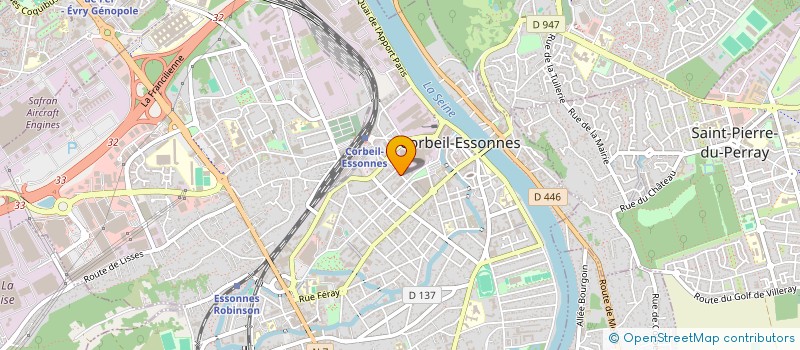 localisation de l'entreprise TNSI CONSEIL à CORBEIL-ESSONNES