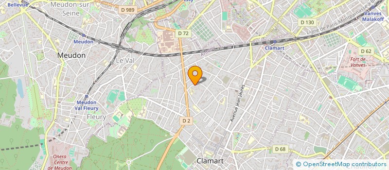 localisation de l'entreprise TNT à CLAMART